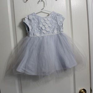 24m Girls Tulle Dress (pastel blue)